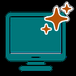 AI-powered productivity logo representing automated workflows, streamlined tasks, and intelligent tools that boost business efficiency.